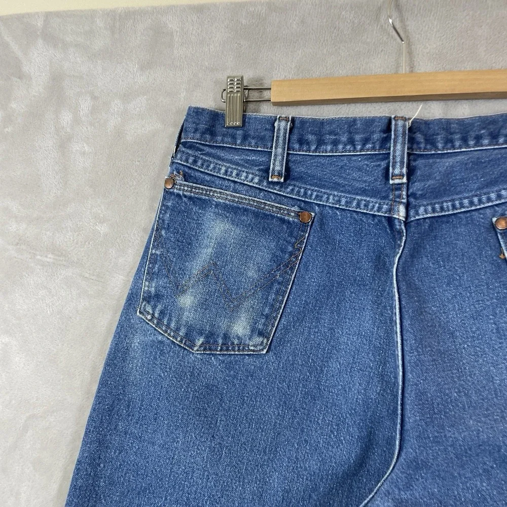 Vtg Wrangler 31MWZDN Jeans Mens 36x30 (fit 33x28) Made in USA 80s Whisker Cowboy